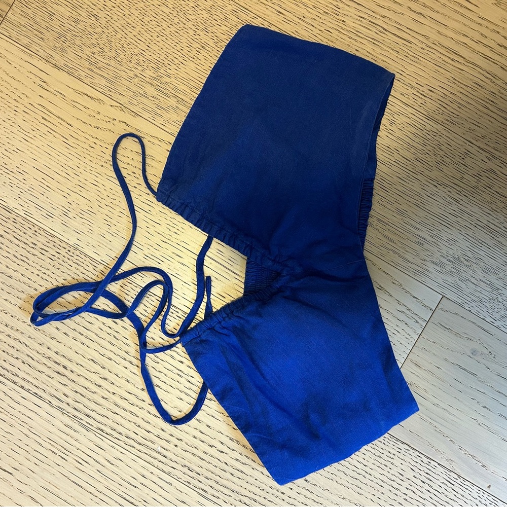 Blue Bikini Top